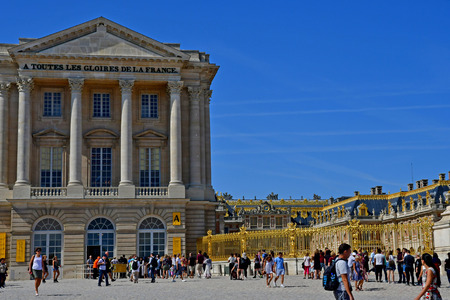 Versailles, France - september 2 2018 : the Louis 14 palaceのeditorial素材