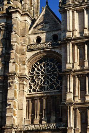 Evreux; France - january 17 2017 : the gothic Notre Dame cathedralのeditorial素材