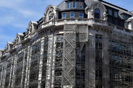 Paris; France - april 2 2018 : the rue Saint Honoreのeditorial素材