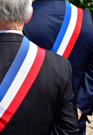 Paris, France - june 2018 : close up of councillorsの写真素材