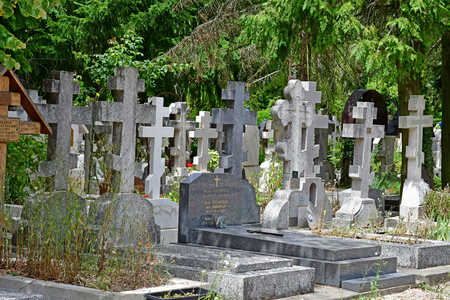 Sainte Genevieve des Bois, France - june 22 26 17 : the russian cemeteryのeditorial素材