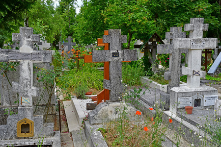 Sainte Genevieve des Bois, France - june 22 26 17 : the russian cemetery