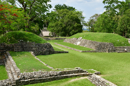 Palenque, Chiapas, United Mexican States - may 17 2018 : the pre Columbian Maya site Palenqueのeditorial素材