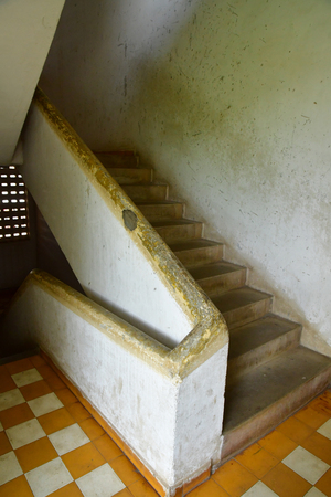 Phnom Penh; Kingdom of Cambodia - august 20 2018 : Security prison 21, Tuol Sleng genocide museumのeditorial素材