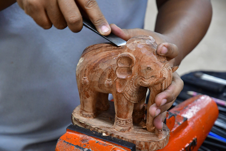 Siem Reap; Kingdom of Cambodia - august 25 2018 : Artisans Angkor, Cambodian fine arts and craftsのeditorial素材