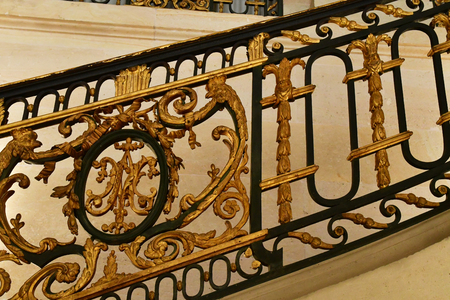 Versailles; France - october 14 2018 : Petit Trianon in the Marie Antoinette estate in the parc of Versailles Palaceのeditorial素材