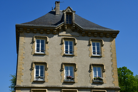 Vigny, France - may 4 2018 : the picturesque villageのeditorial素材