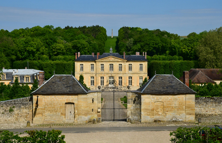 Condecourt, France - may 24 2019 : the Villette castleのeditorial素材