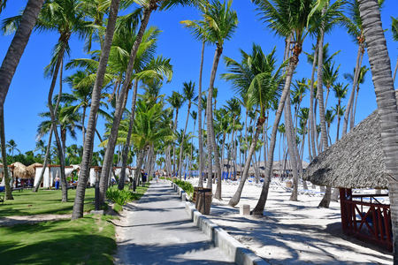 Punta Cana, Dominican Republic - june 2 2017 : beachのeditorial素材