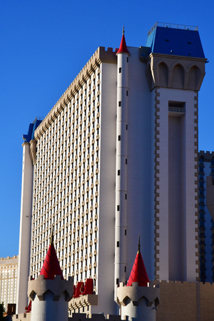 Las Vegas, USA - july 11 2016 : Excalibur casino hotel on the Stripのeditorial素材