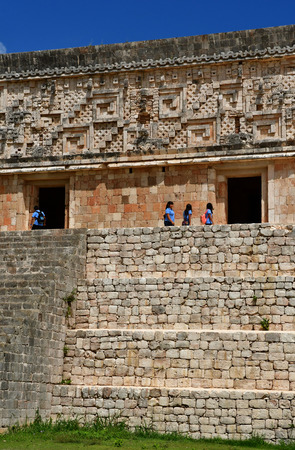 Uxmal; United Mexican State - may 18 2018 : the pre Columbian siteのeditorial素材