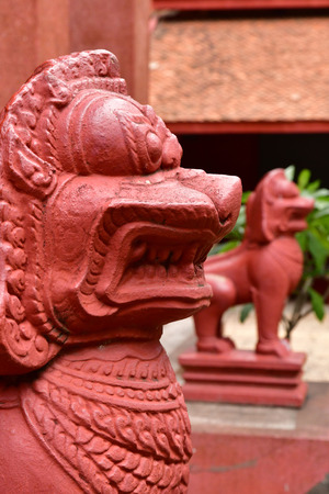 Phnom Penh; Kingdom of Cambodia - august 20 2018 : the National Museum of Cambodia, collection of Khmer artのeditorial素材