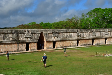 Uxmal; United Mexican State - may 18 2018 : the pre Columbian siteのeditorial素材