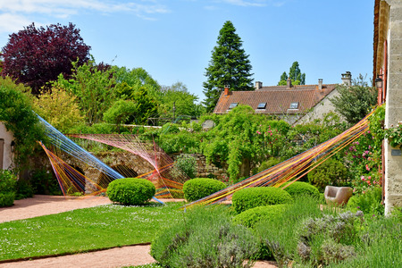 Wy dit joli village; France - may 24 2019 : the tool museum in the pictureque villageのeditorial素材
