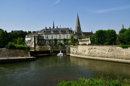Vendome; France - june 28 2019: the picturesque old city in summerのeditorial素材