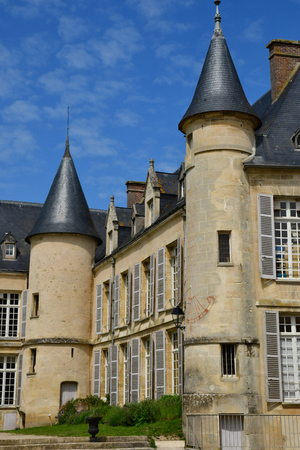 Themericourt; France - may 24 2019 : the castleのeditorial素材