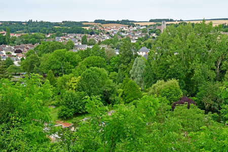 Chateaudun; France - june 30 2019: the Saint Jean districtのeditorial素材