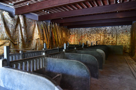 Paris; France - april 2 2018 : the Saint Roch church in the rue Saint Honoreのeditorial素材