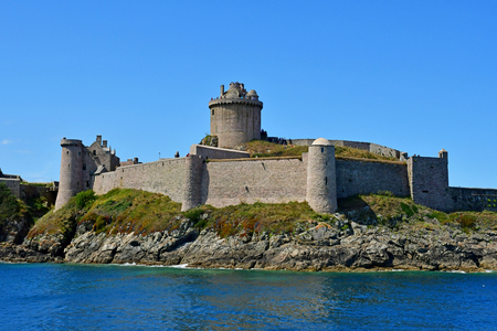 Plevenon; France - july 28 2019 : the Fort La Latte built in 1340のeditorial素材