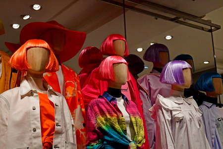 London, England - may 8 2019 : Selfridge and Co, a department store in Oxford streetのeditorial素材