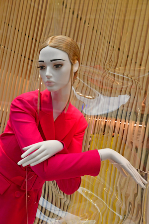London, England - may 8 2019 : clothes shop in Oxford streetのeditorial素材