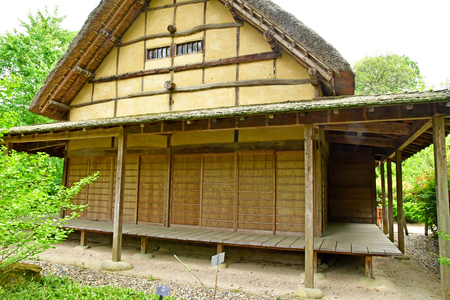 London; Kew, England - may 5 2019 : Minka house in the Kew Royal Botanic Gardensのeditorial素材