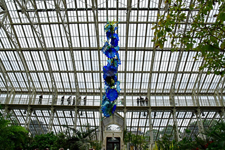 London; Kew, England - may 5 2019 : temperate house in the Kew Royal Botanic Gardensのeditorial素材