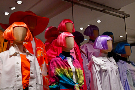 London, England - may 8 2019 : Selfridge and Co, a department store in Oxford streetのeditorial素材
