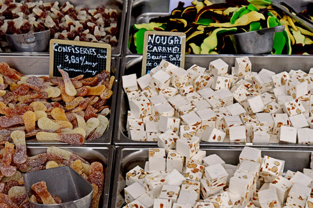 Rouen, France - june 10 2019 : confectioner shop at the Armada de Rouenのeditorial素材
