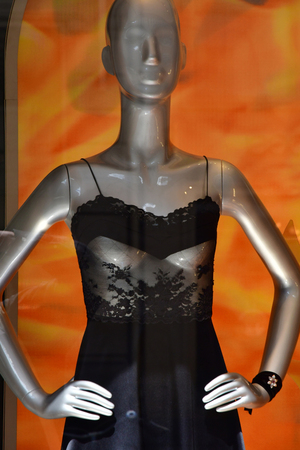 Paris; France - april 2 2017 : cloth shop in rue du Faubourg Saint Honore in the 8th arrondissementのeditorial素材