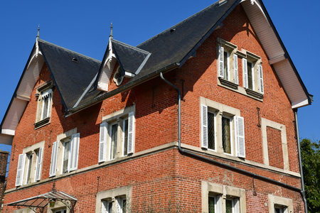 Triel sur Seine; France - march 22 2019 : the picturesque small cityのeditorial素材