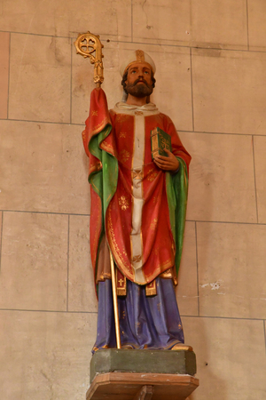 Sagy; France - march 22 2019 : the churchのeditorial素材