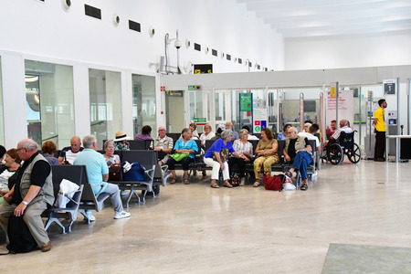 Sevilla; Spain - august 29 2019 : the San Pablo airport