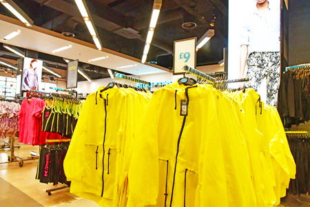 London, England - may 8 2019 : cloth shop in Oxford street