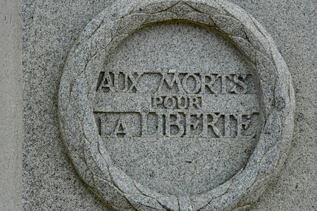 Deauville, France - september 27 2019 : memorial for the libertyのeditorial素材