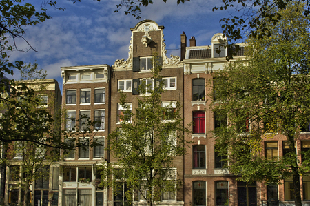 Amsterdam, Netherlands - november16 2018 : the picturesque city in winterのeditorial素材