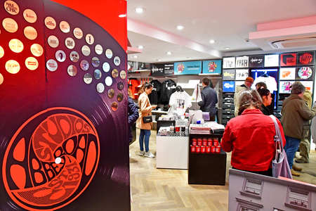 London; Westminster, England - may 6 2019 : the Abbey Road Shopのeditorial素材