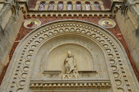 Deauville, France - september 27 2019 : the Saint Augustin church built in 1864のeditorial素材