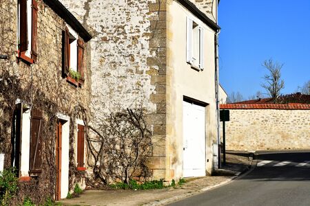 Sagy; France - march 22 2019 : the picturesque village