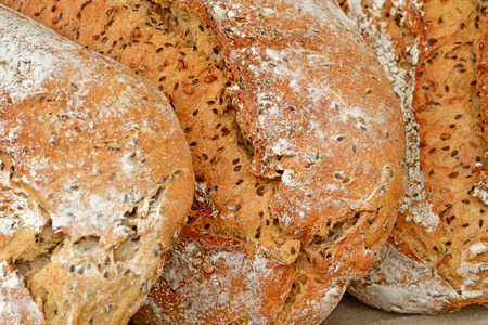 Villarceaux, France - june 9 2019 : organic farmhouse breadのeditorial素材
