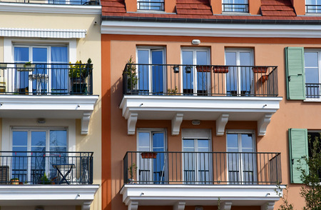 Vaureal; France - march 30 2019 : the modern cityのeditorial素材