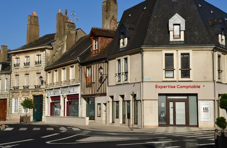 Montoire sur le Loir; France - june 30 2019: the picturesque city in summer