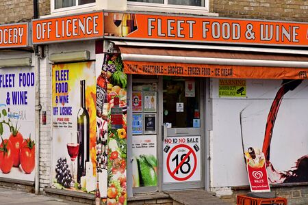 London; Hampstead, England - may 6 2019 : grocery in the Hampstead district
