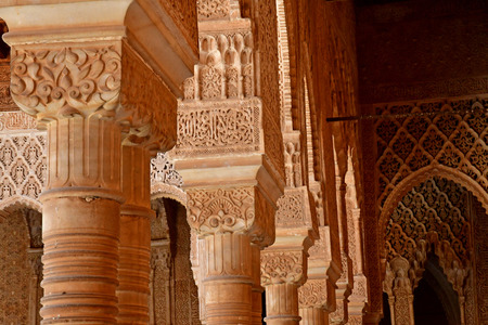 Granada; Spain - august 27 2019 : hall of Abencerrajes in the Alhambra palaceのeditorial素材