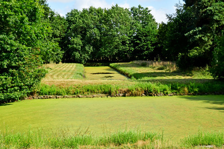 Saint Malo; France - july 28 2019 : La Chipaudiere parkのeditorial素材