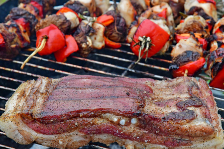 Saint Germain en Laye, France - july 16 2019 : meat at the marketのeditorial素材