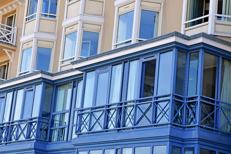 Saint Malo; France - july 28 2019 : hotel restaurantのeditorial素材