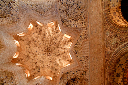 Granada; Spain - august 27 2019 : hall of Abencerrajes in the Alhambra palaceのeditorial素材