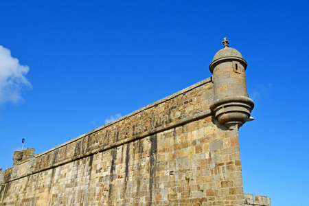 Saint Malo; France - july 28 2019 : the picturesque city in summerのeditorial素材