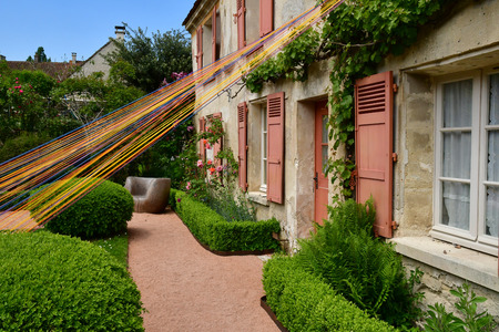Wy dit joli village; France - may 24 2019 : the tool museum in the pictureque villageのeditorial素材